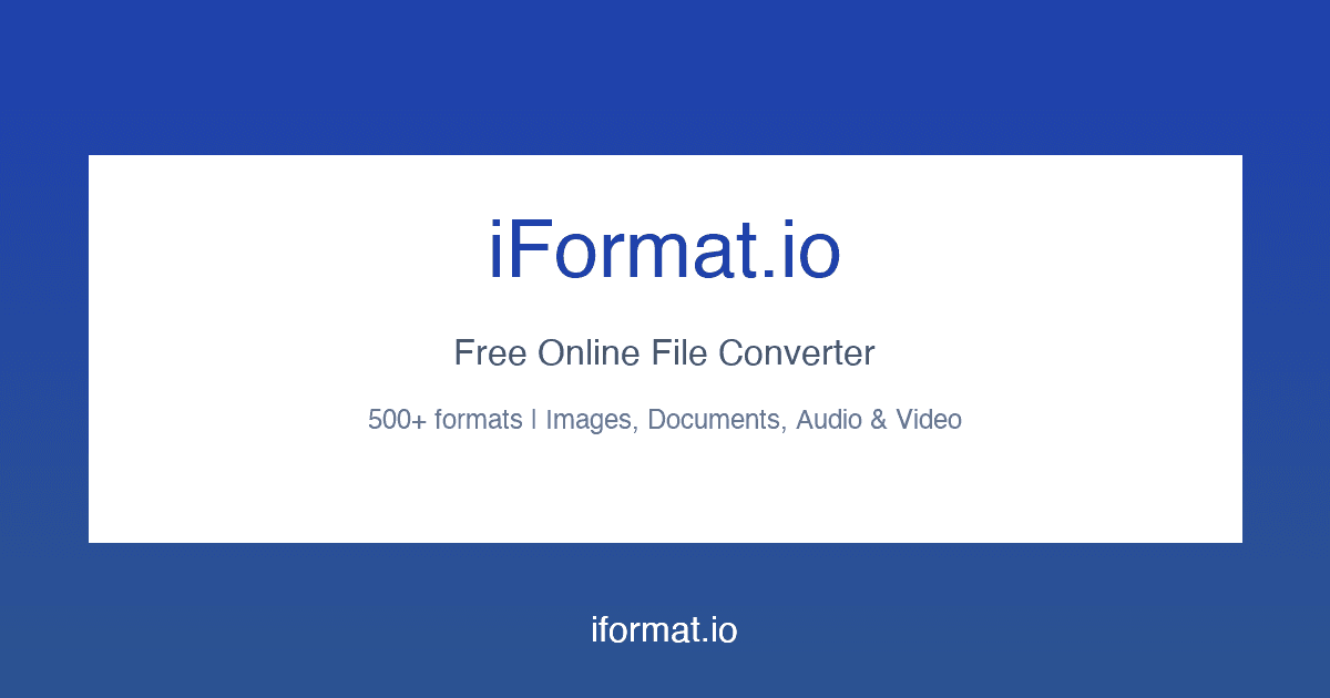 iFormat - Product Image