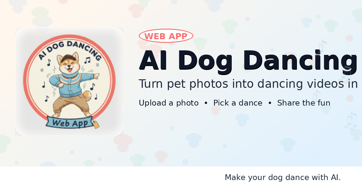 AI Dog Dancing Video Generator - Product Image
