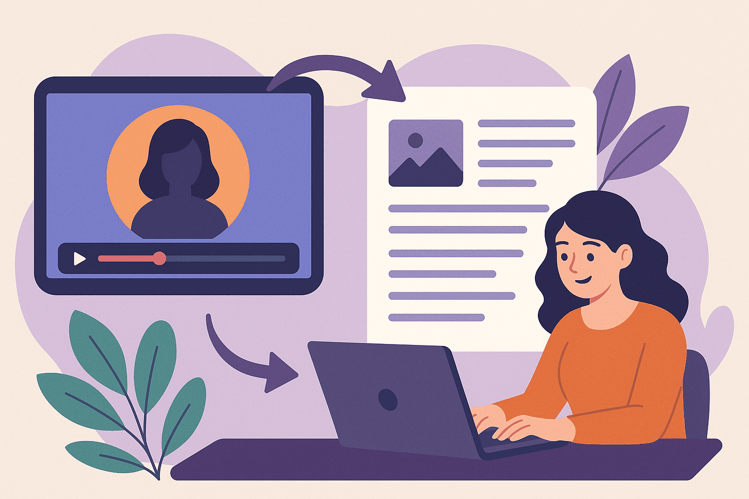 Video to Blog - Product Image