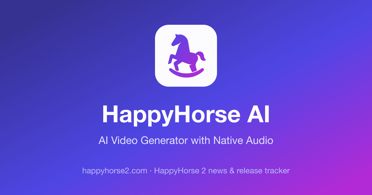 HappyHorse AI - Product Image