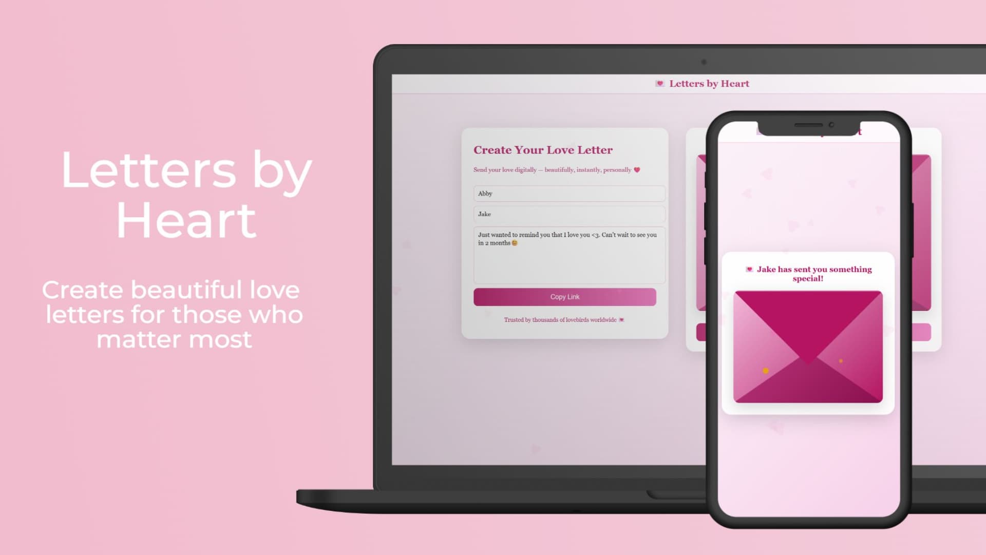 Letters by Heart - Product Image