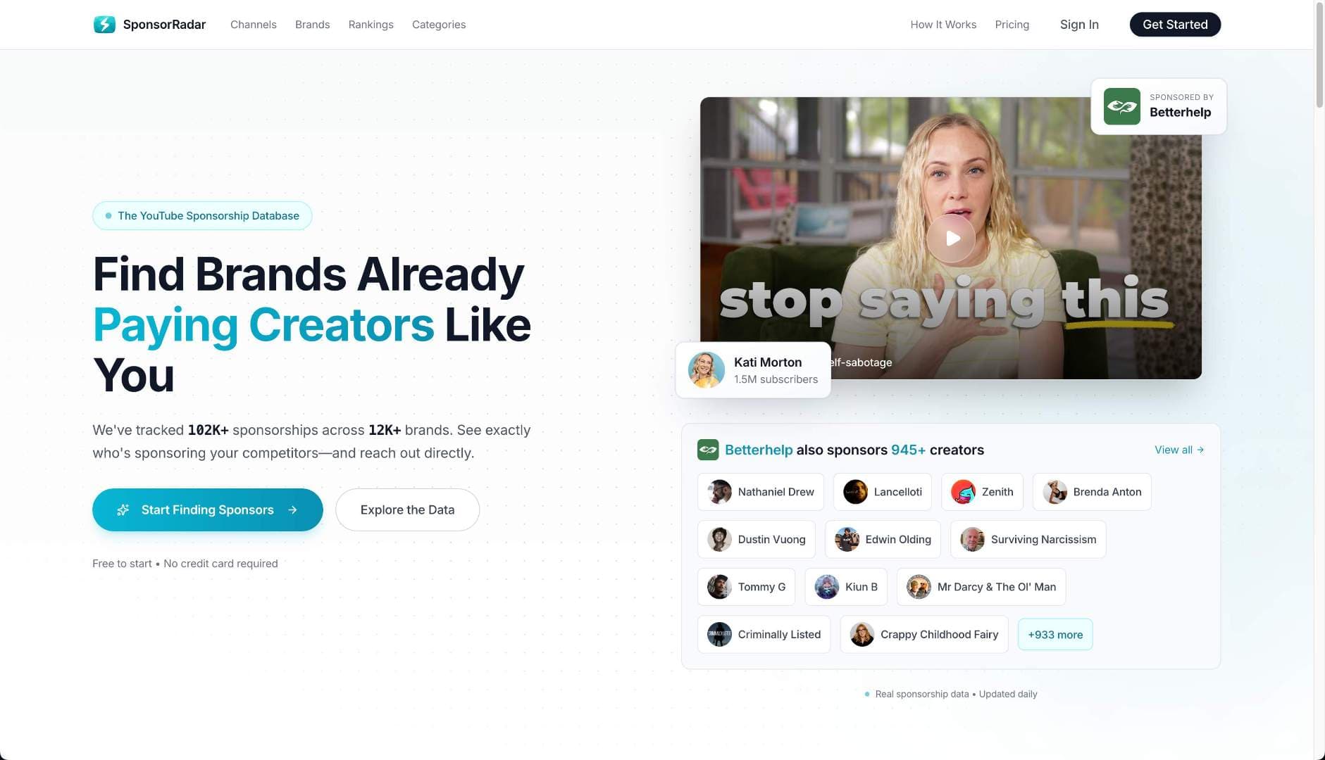 SponsorRadar - Product Image