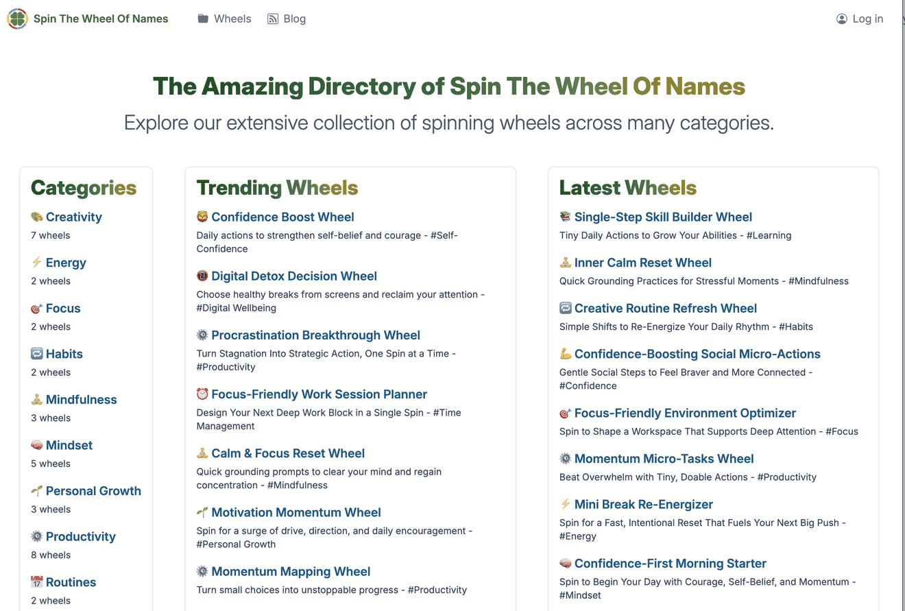 Spin The Wheel Of Names - Product Image