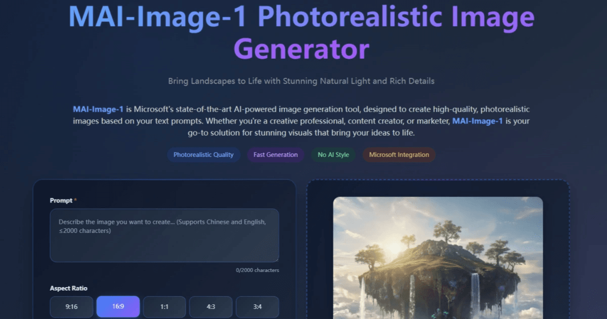 MAI-Image-1 - Product Image