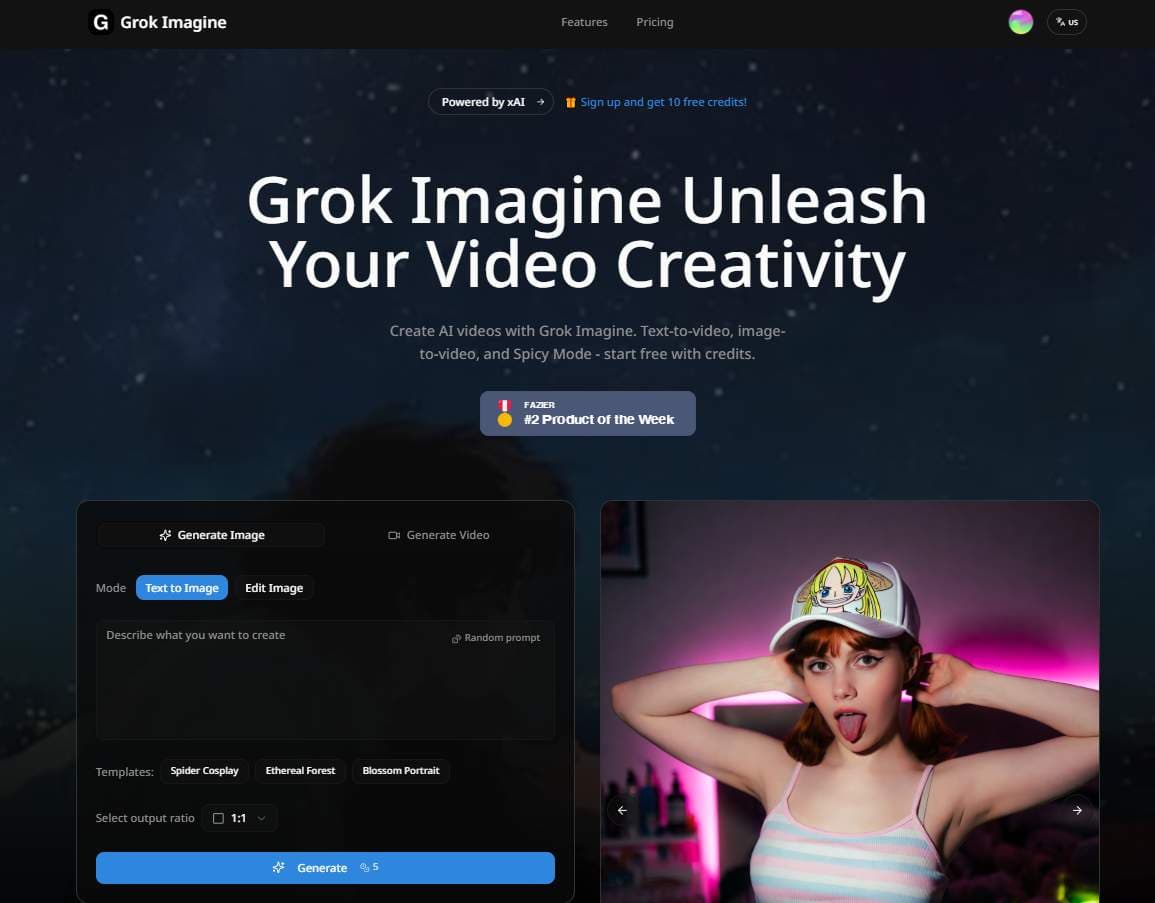 Grok Imagine - Product Image