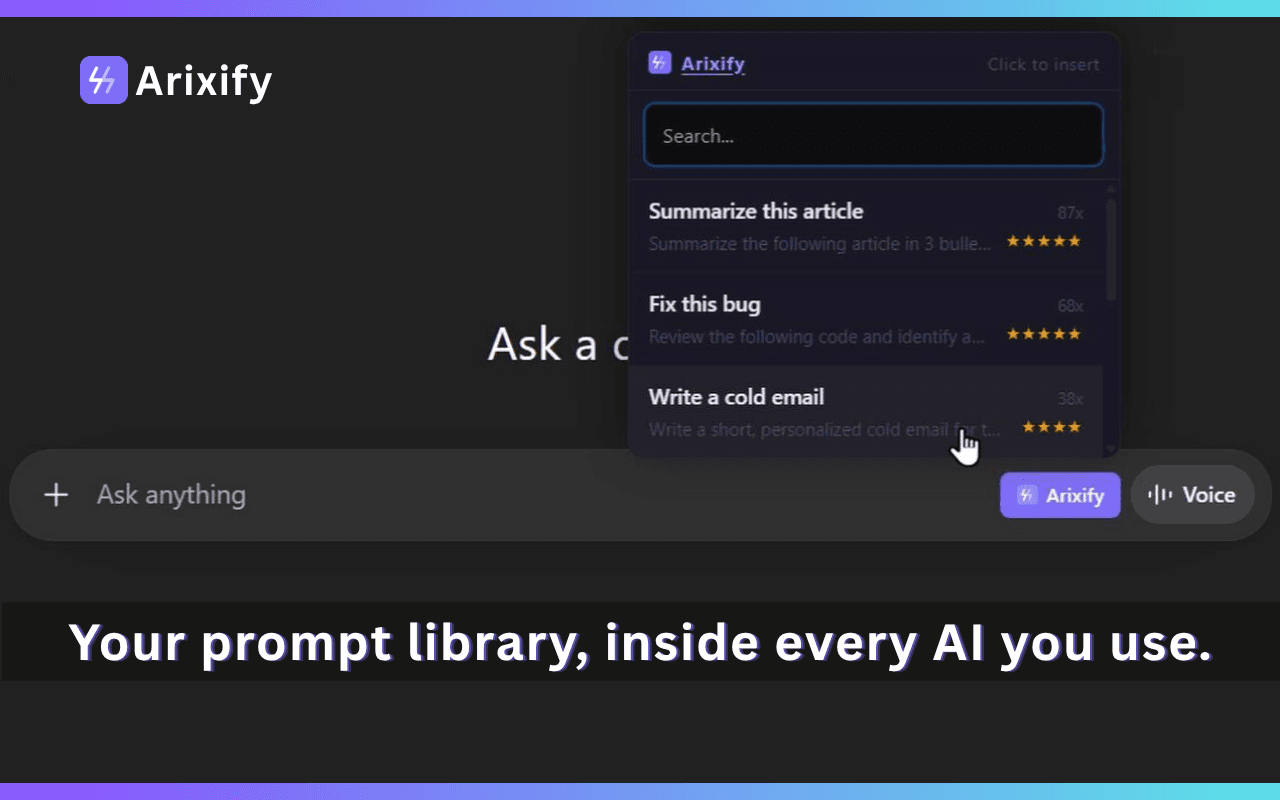 Arixify - Product Image