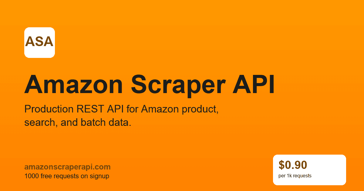Amazon Scraper API - Product Image