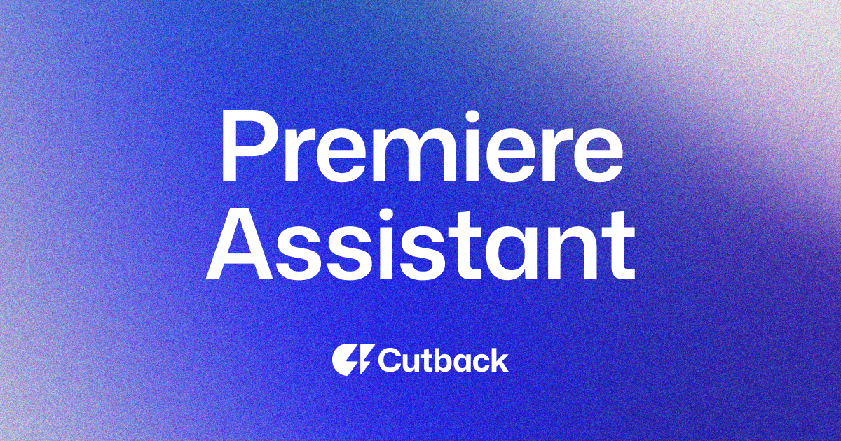 Cutback Premiere Assistant - Product Image