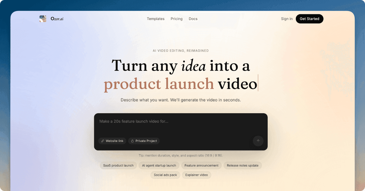 Ozor - Product Image