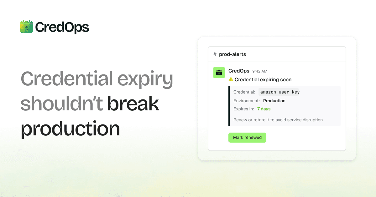 CredOps - Product Image