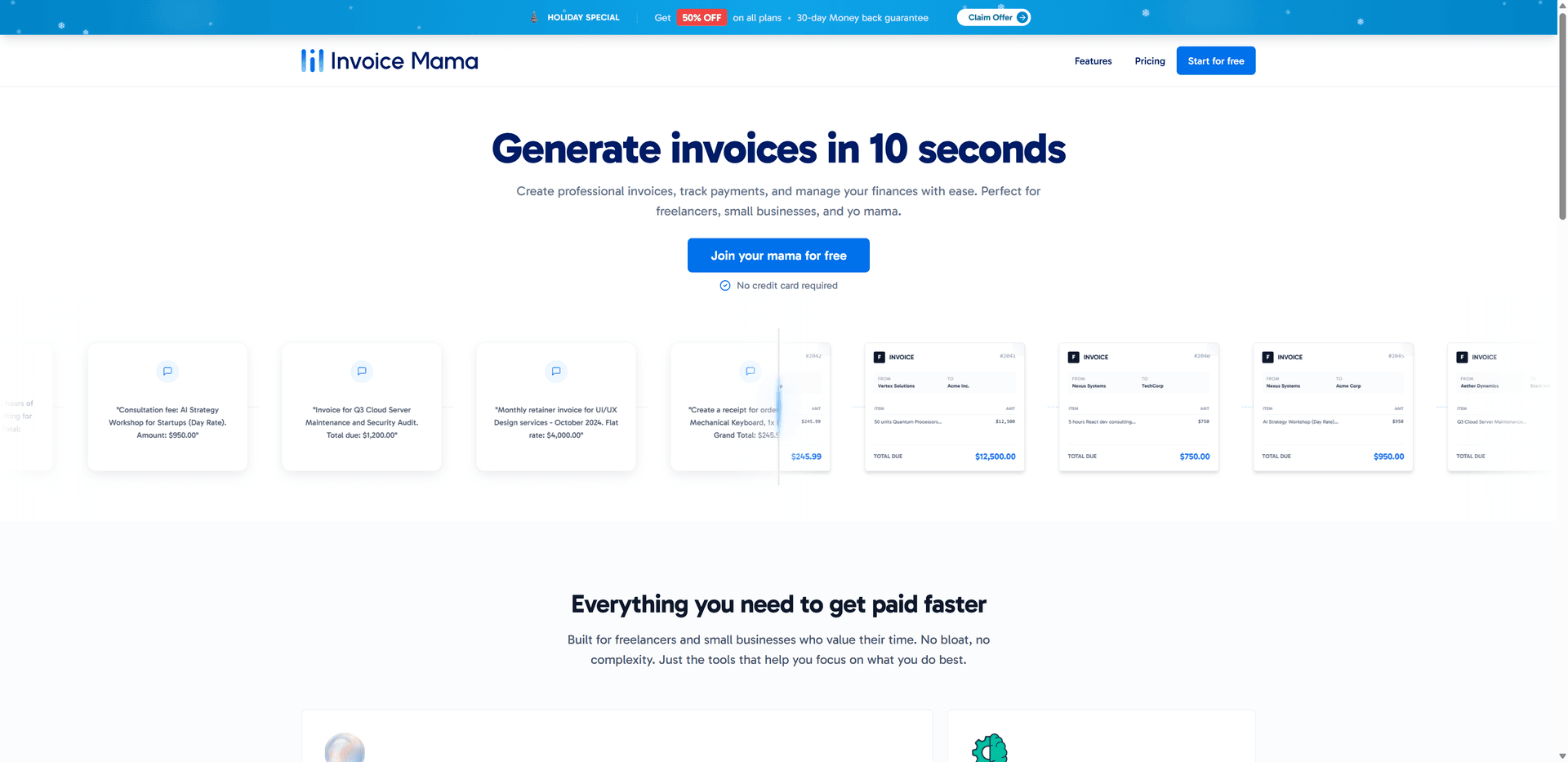Invoice Mama - Product Image