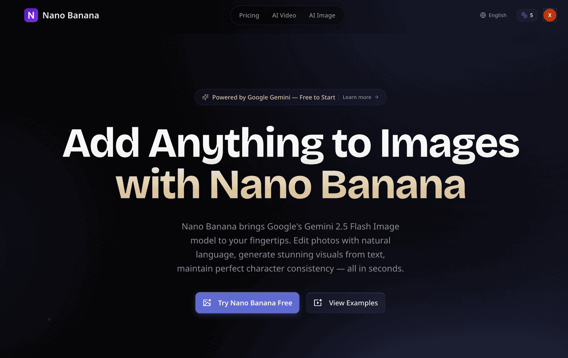 Nano Banana AI - Product Image