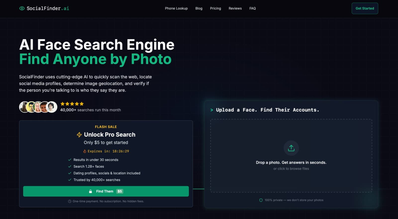 SocialFinder - Product Image