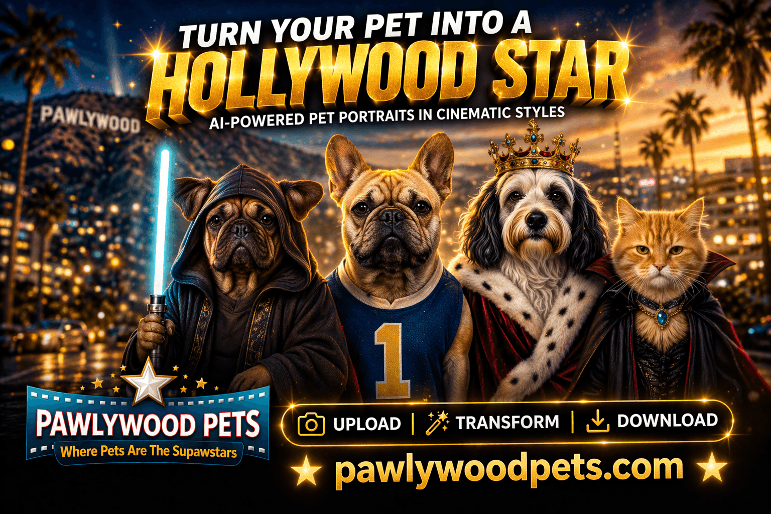 Pawlywood Pets Portraits - Product Image