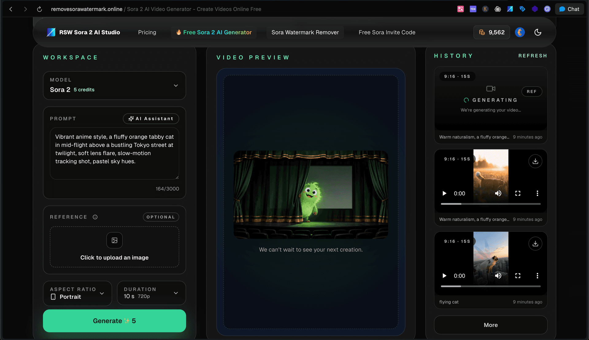 RSW Sora 2 AI Studio - Product Image