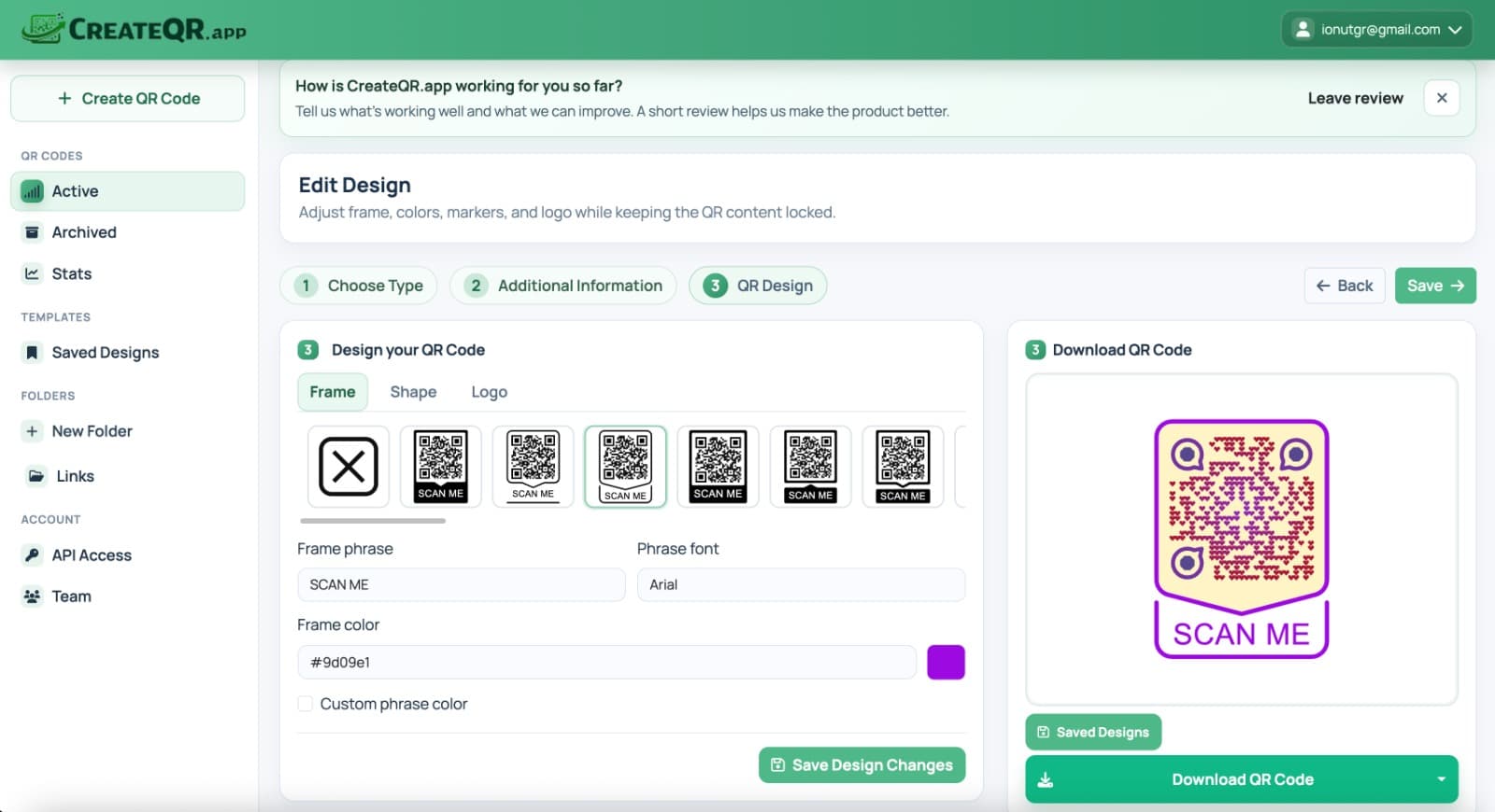 CreateQR - Product Image