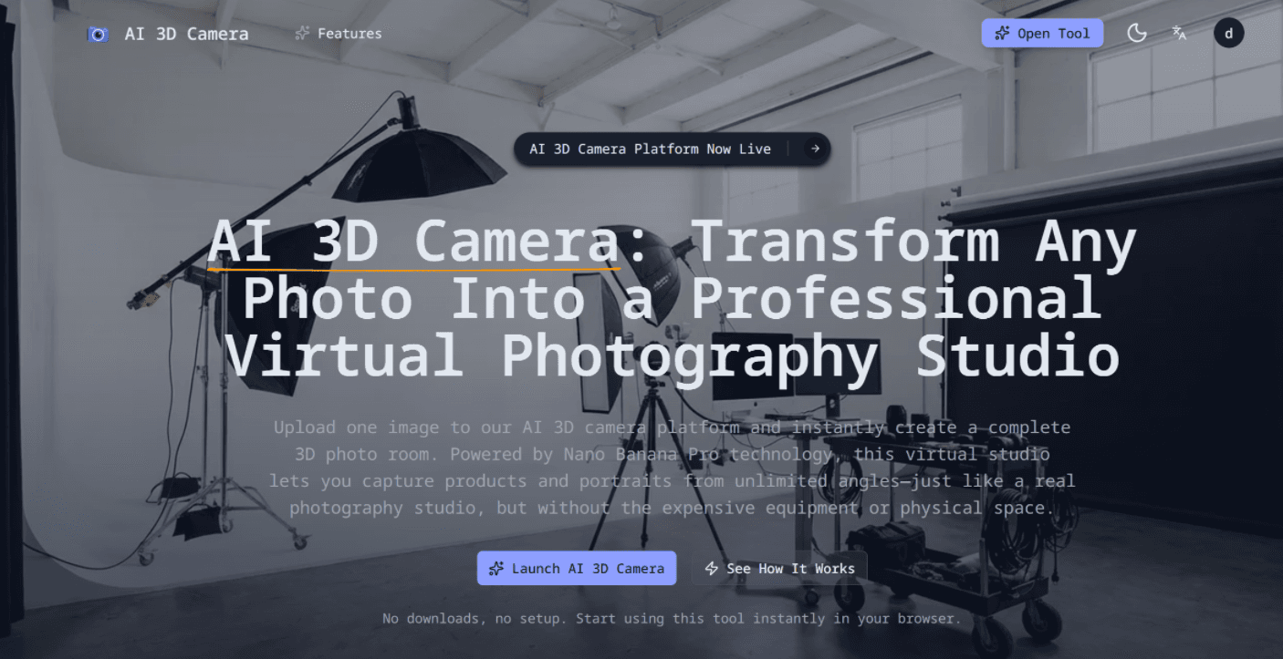 AI 3D Camera - Product Image
