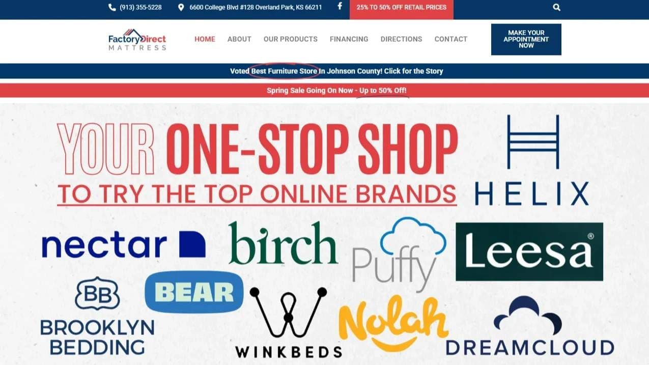 Factory Direct Mattress of OP - Product Image