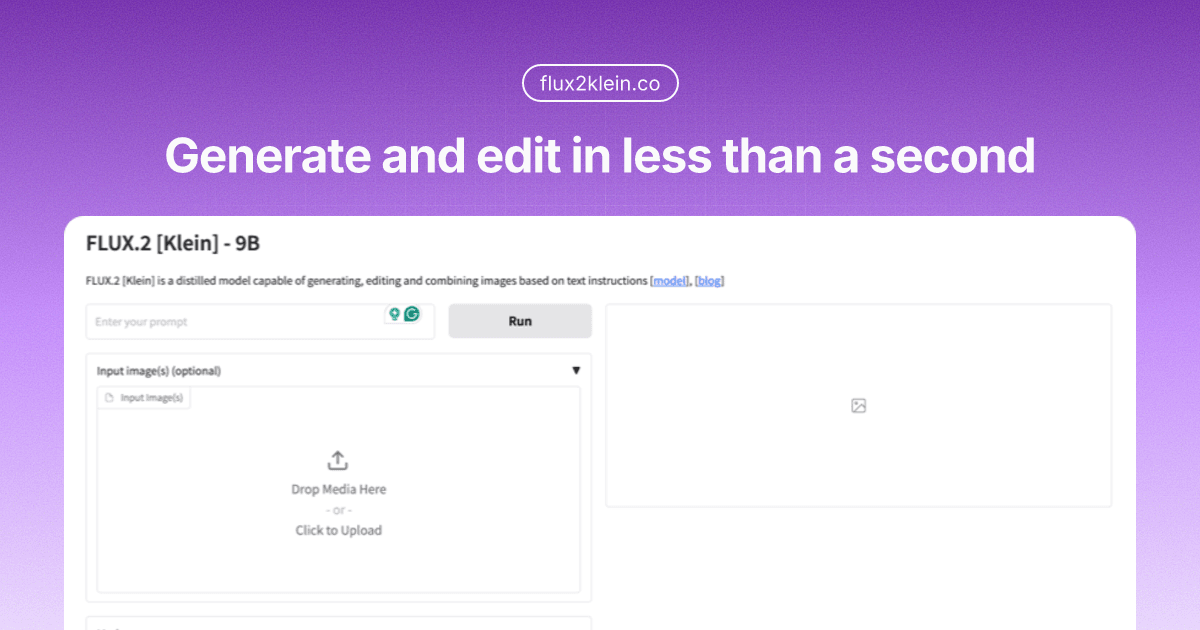 FLUX.2 Klein - Product Image
