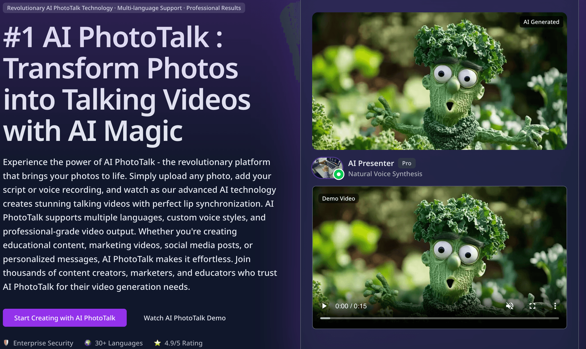 AI PhotoTalk - Product Image