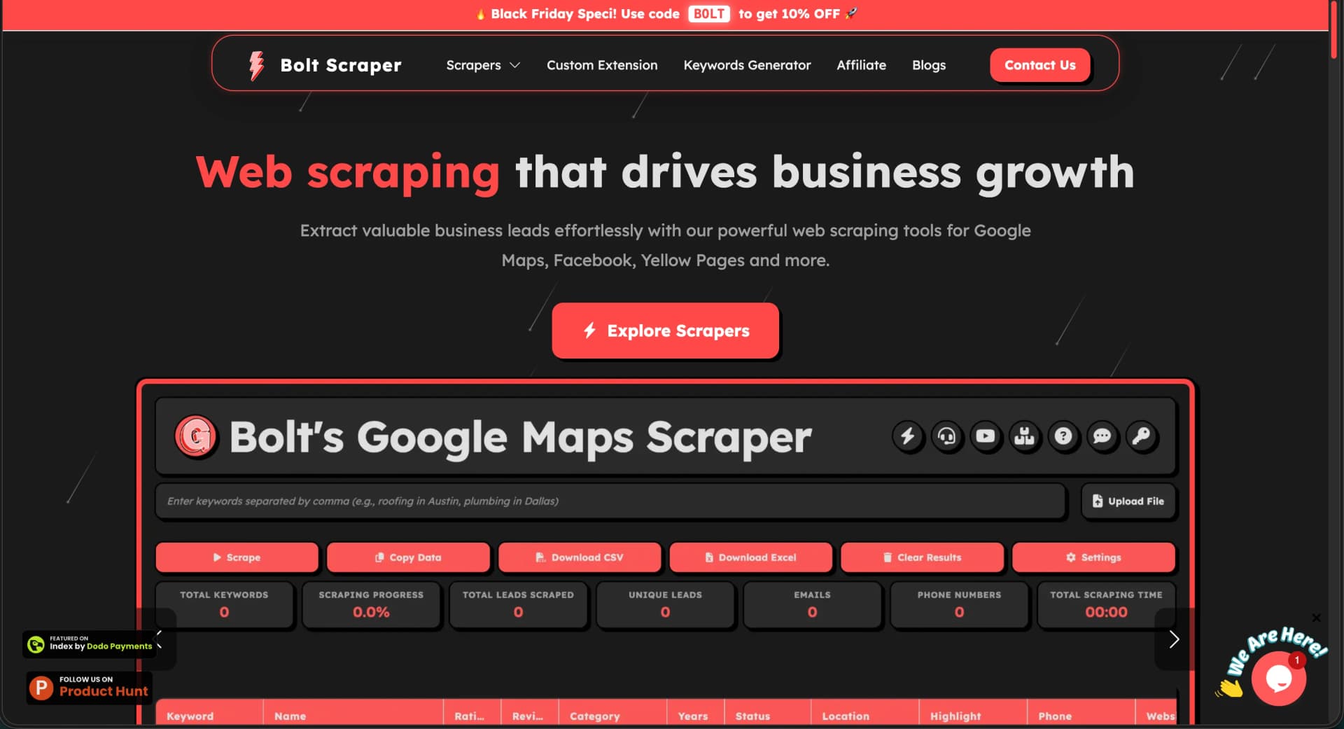 Bolt Scraper - Product Image