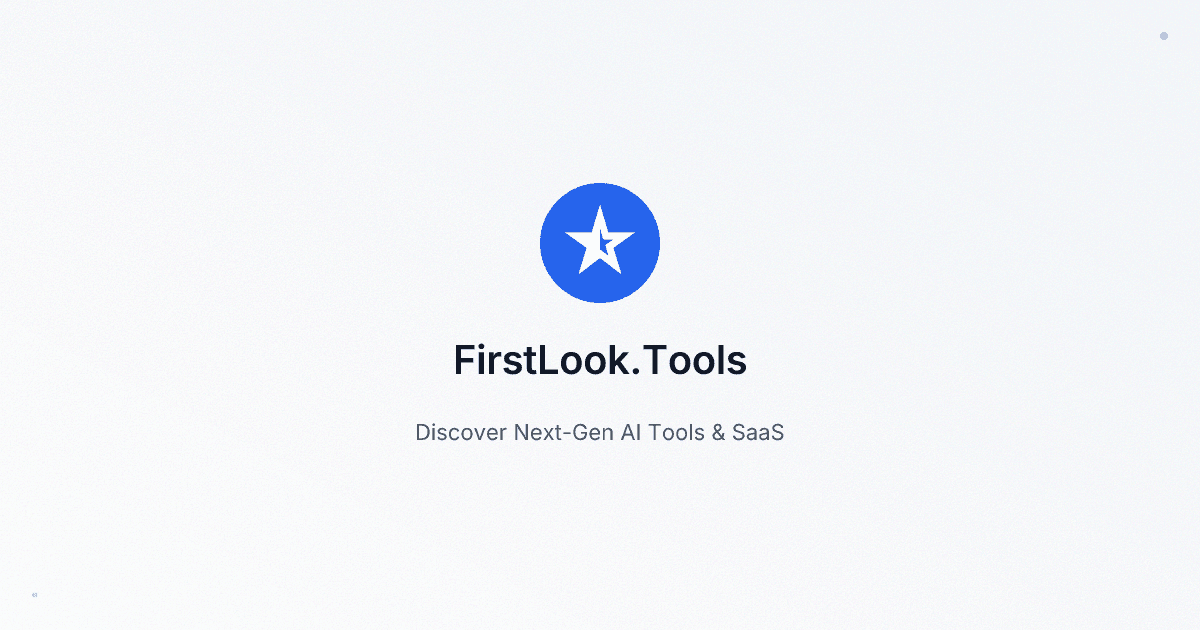 First Look - Product Image