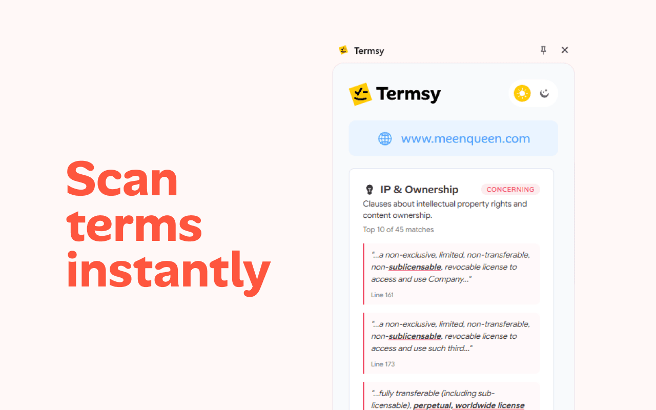 Termsy - Product Image