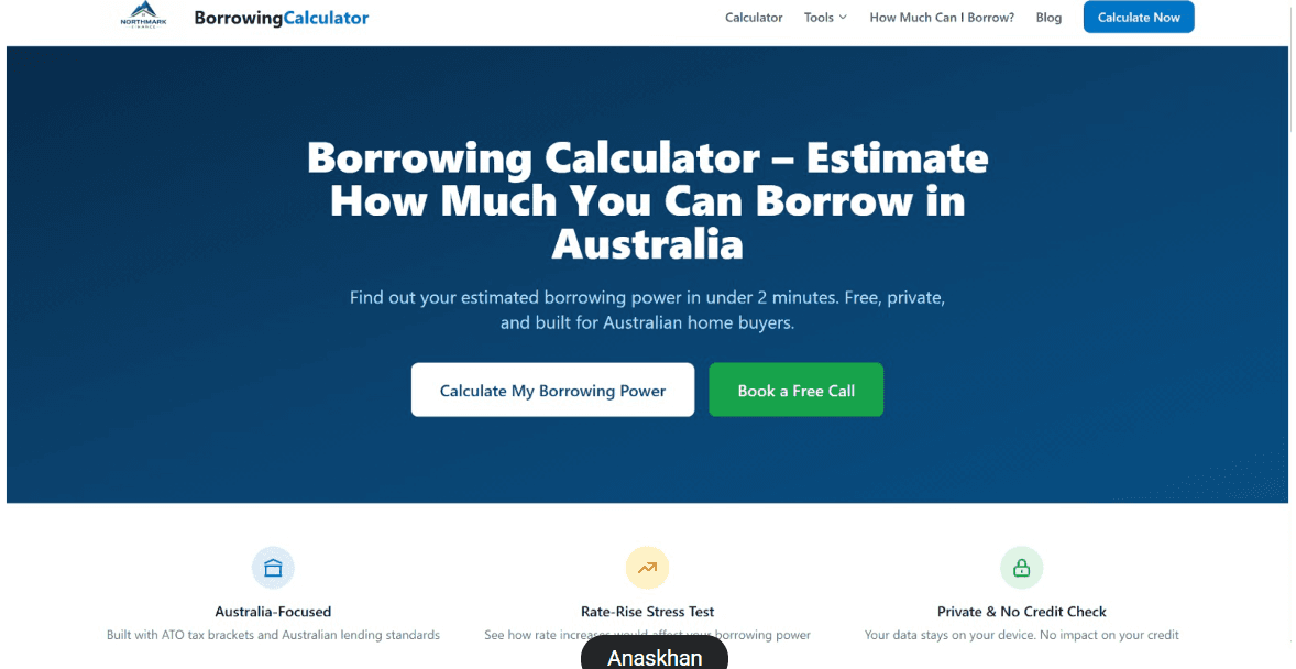 Borrowing Calculator - Product Image
