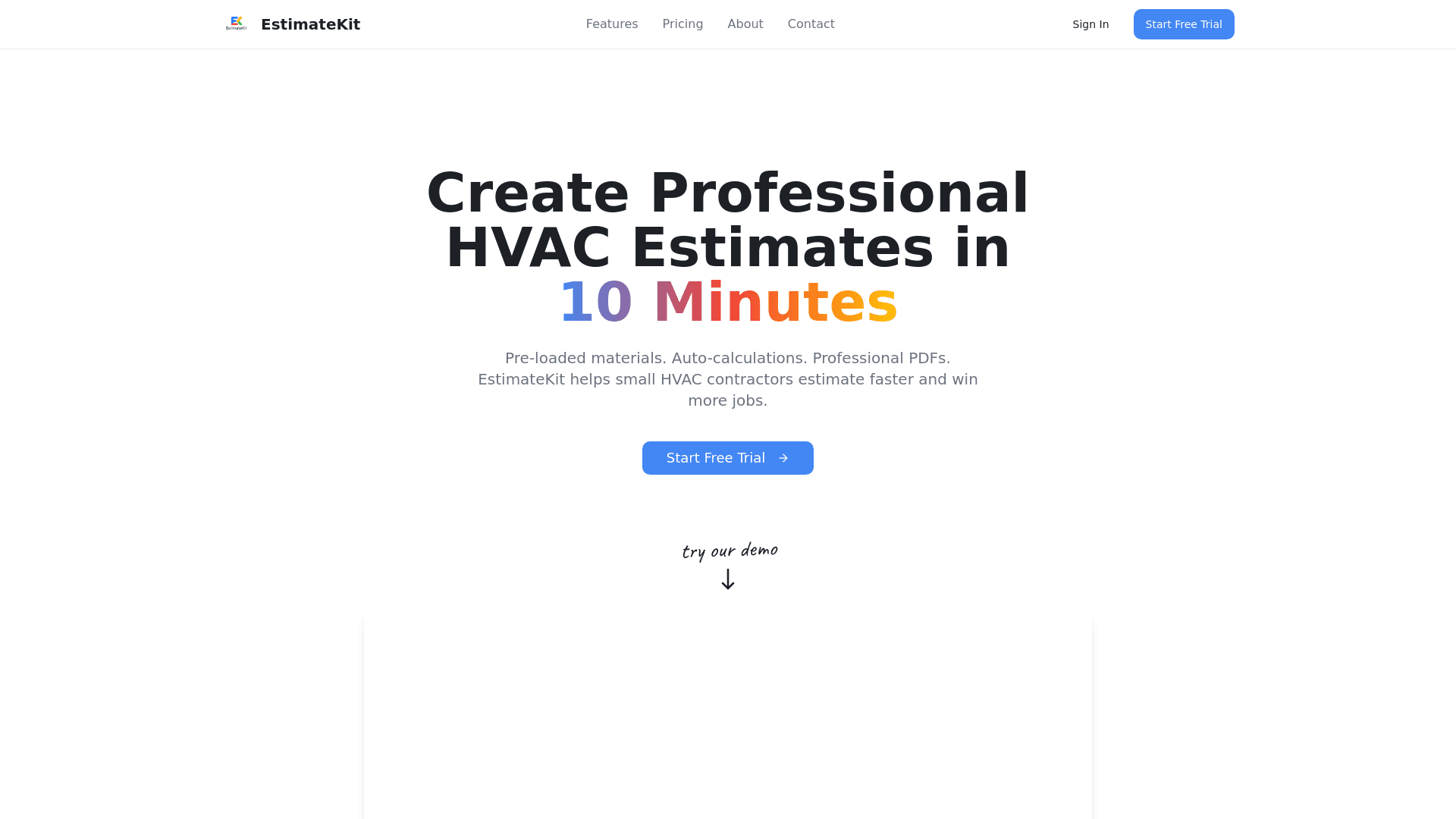 EstimateKit - Product Image