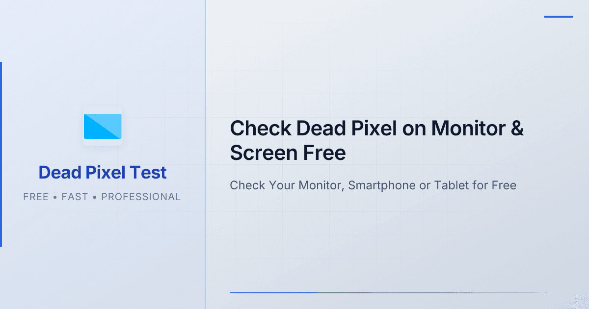 Dead Pixel Test - Product Image