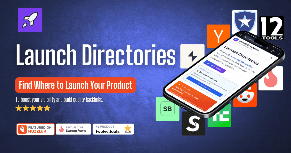 LaunchDirectories - Product Image