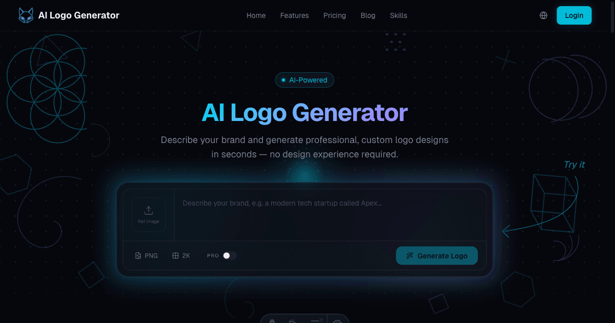 AI Logo Generator - Product Image