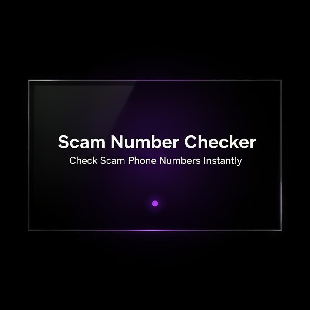 Scam Number Checker - Product Image