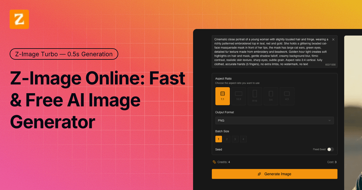 Z-Image Turbo - Product Image
