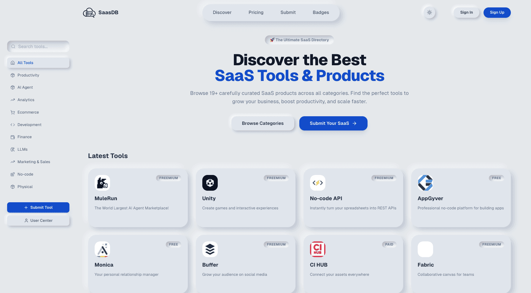 SaasDB - Product Image