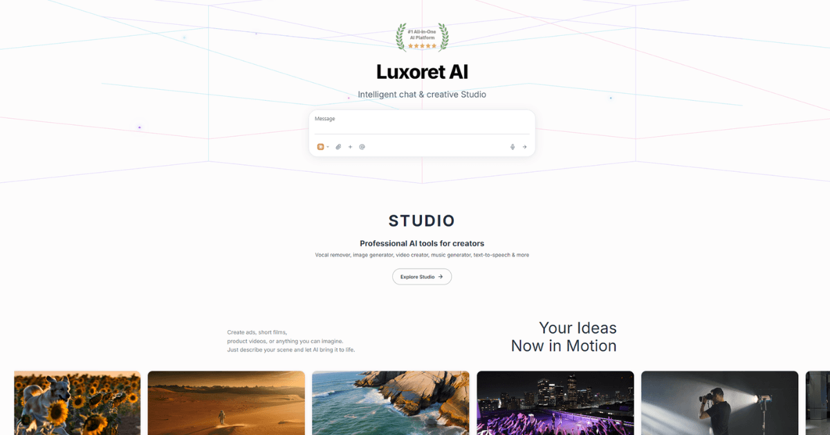 Luxoret AI Tools - Product Image