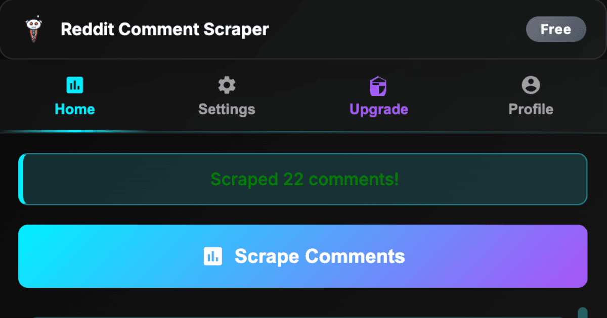 Reddit Comment Scraper - Product Image
