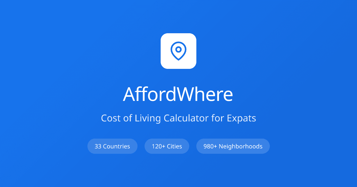 AffordWhere - Product Image