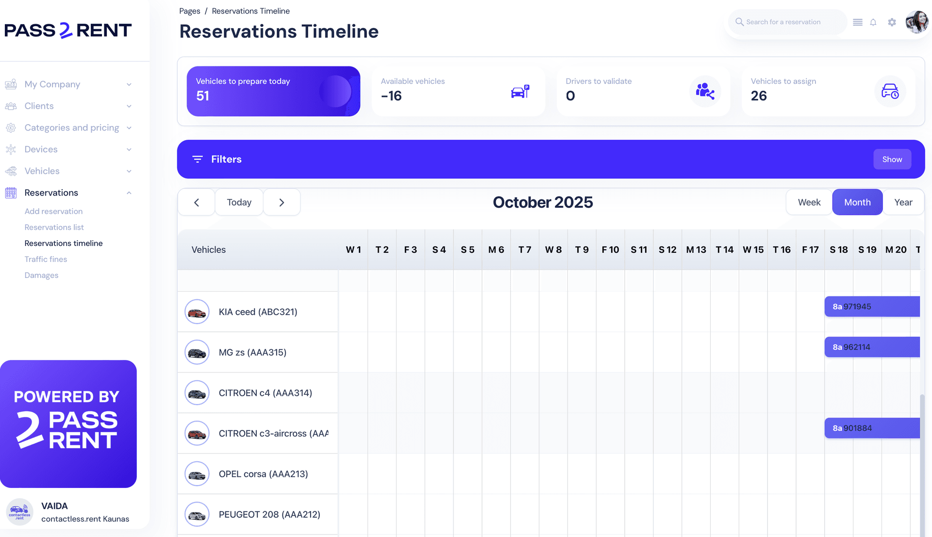 PASS2RENT - Product Image