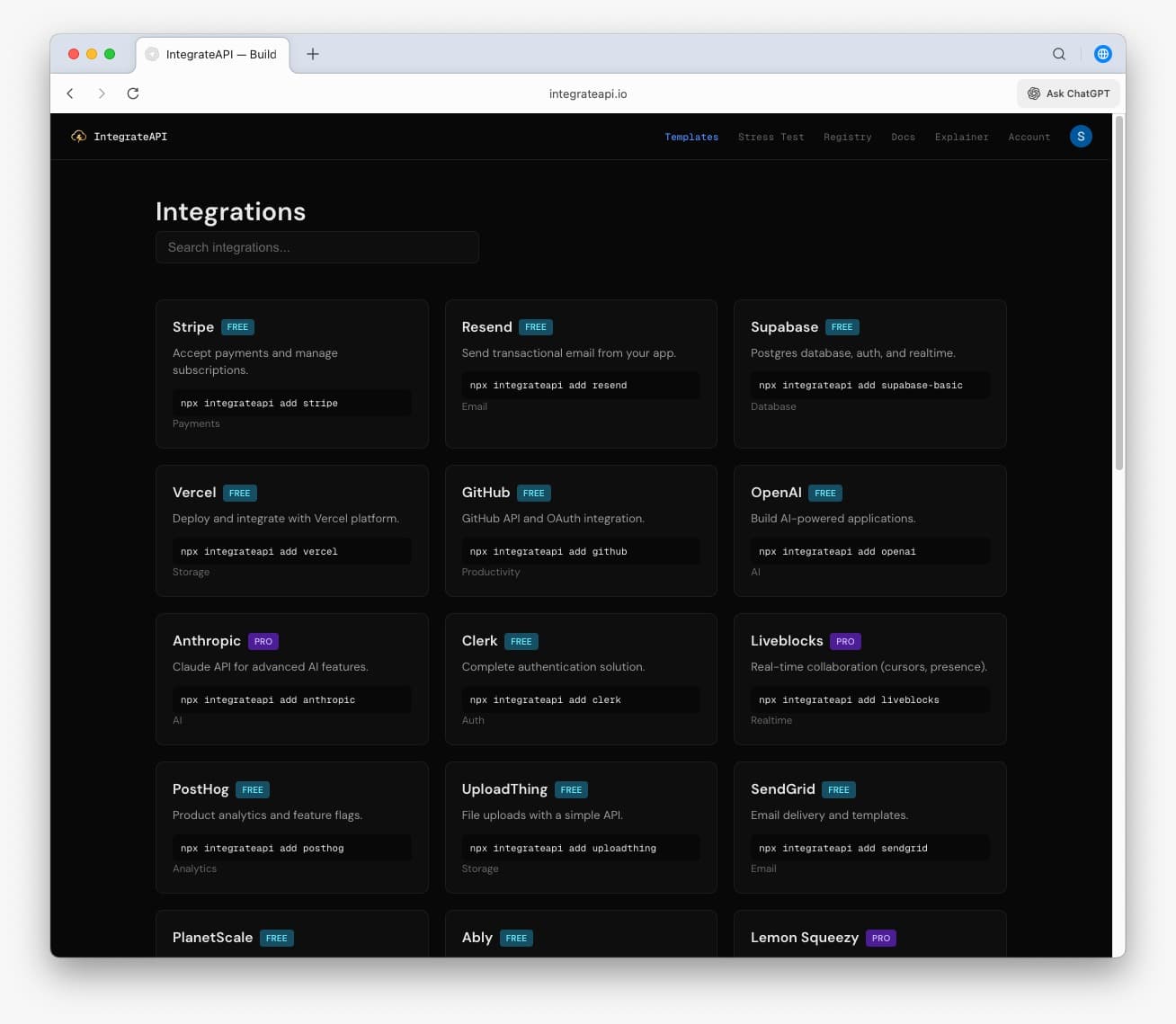 Integrateapi - Product Image