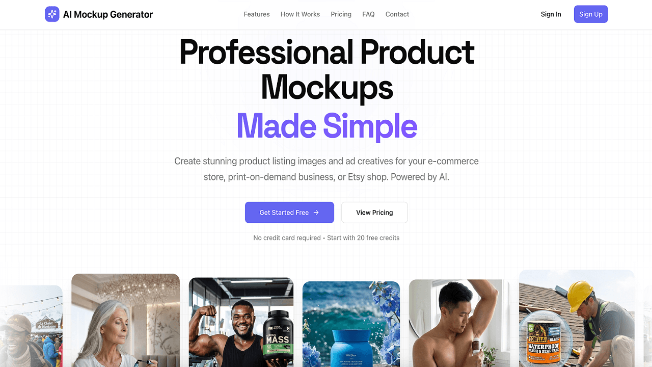 AI Mockup Generator - Product Image