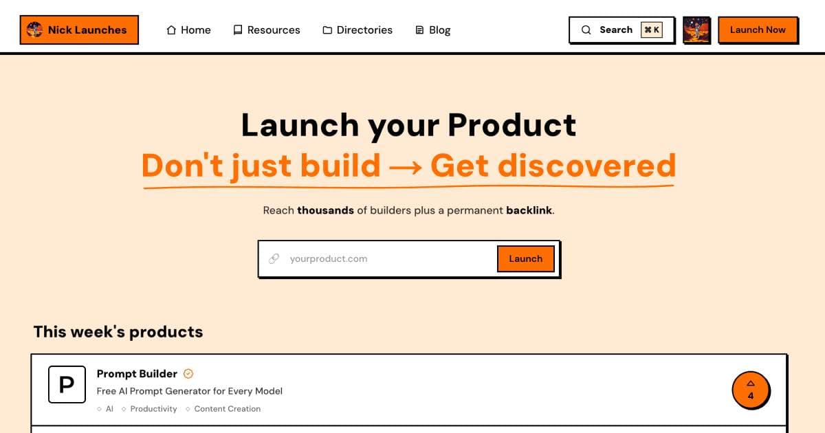 Nick Launches - Product Image