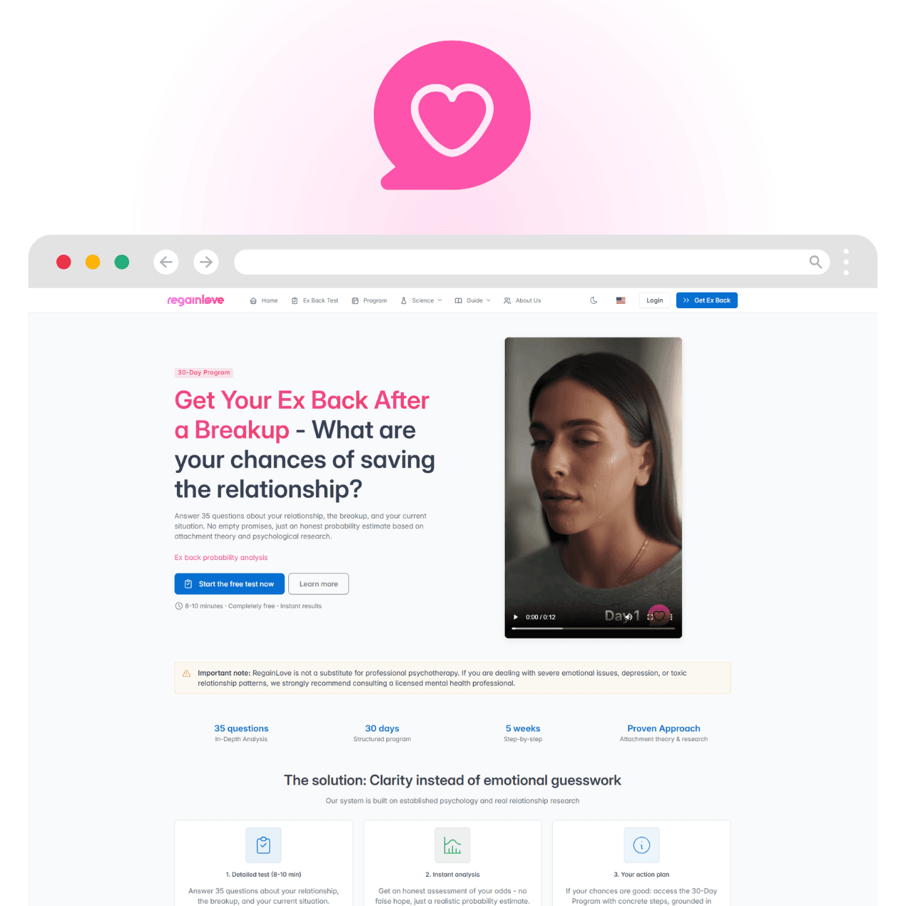 RegainLove - Product Image