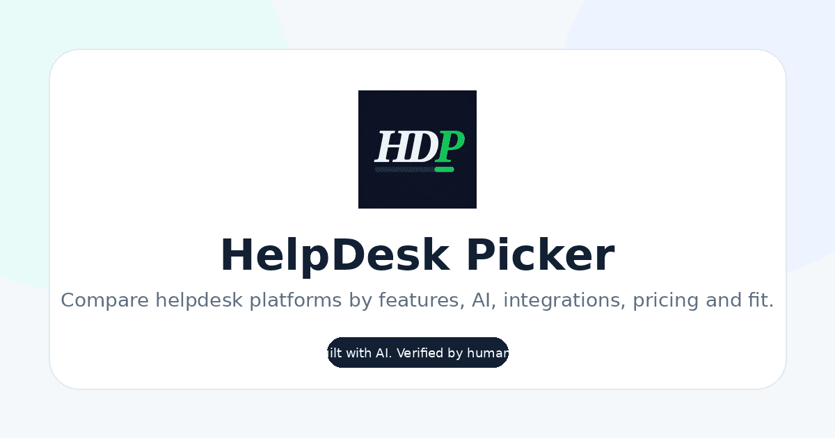 HelpDesk Picker - Product Image