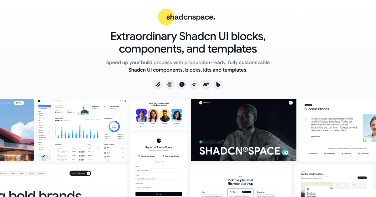 Shadcn Space - Product Image