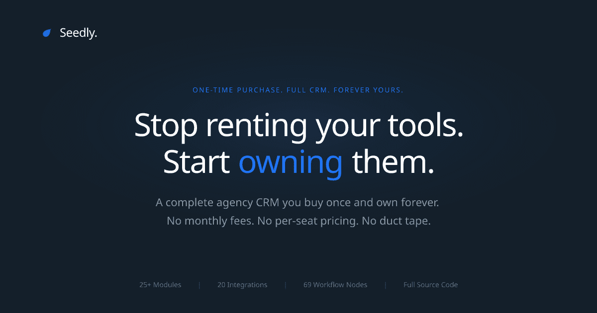 Seedly CRM - Product Image