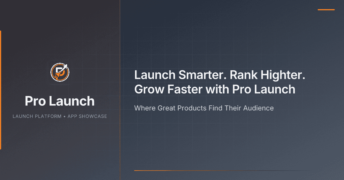 Pro Launch - Product Image