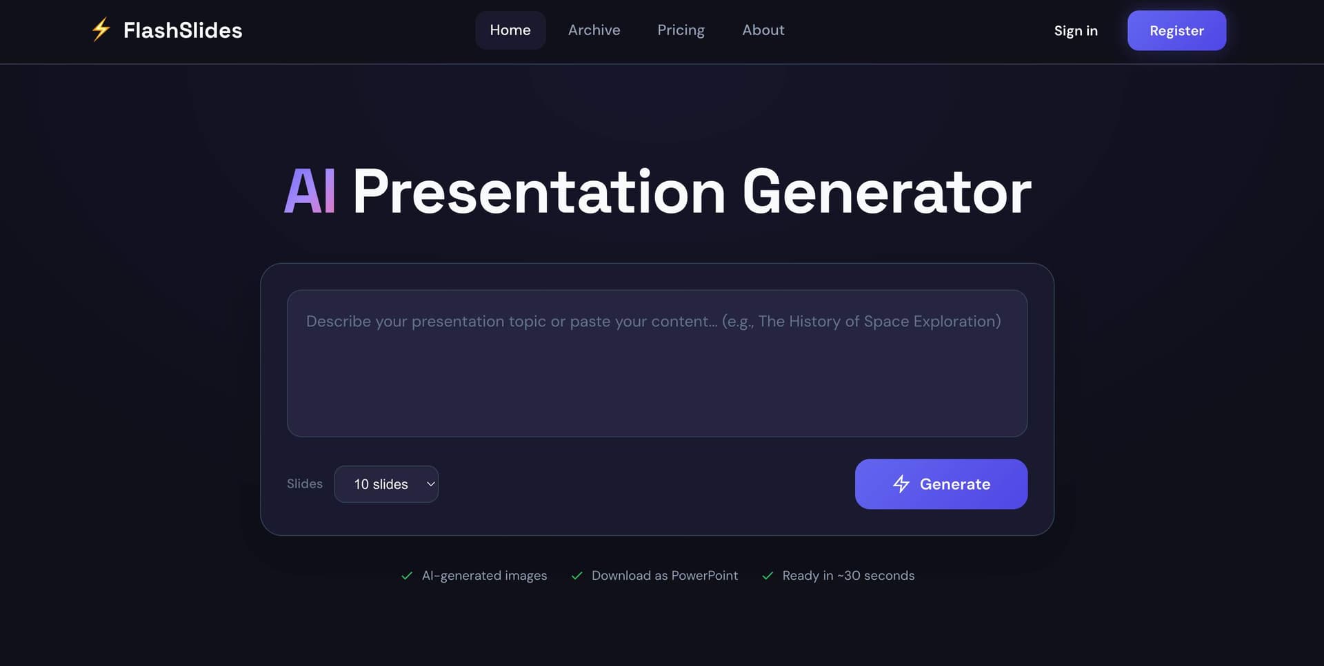 FlashSlides - Product Image