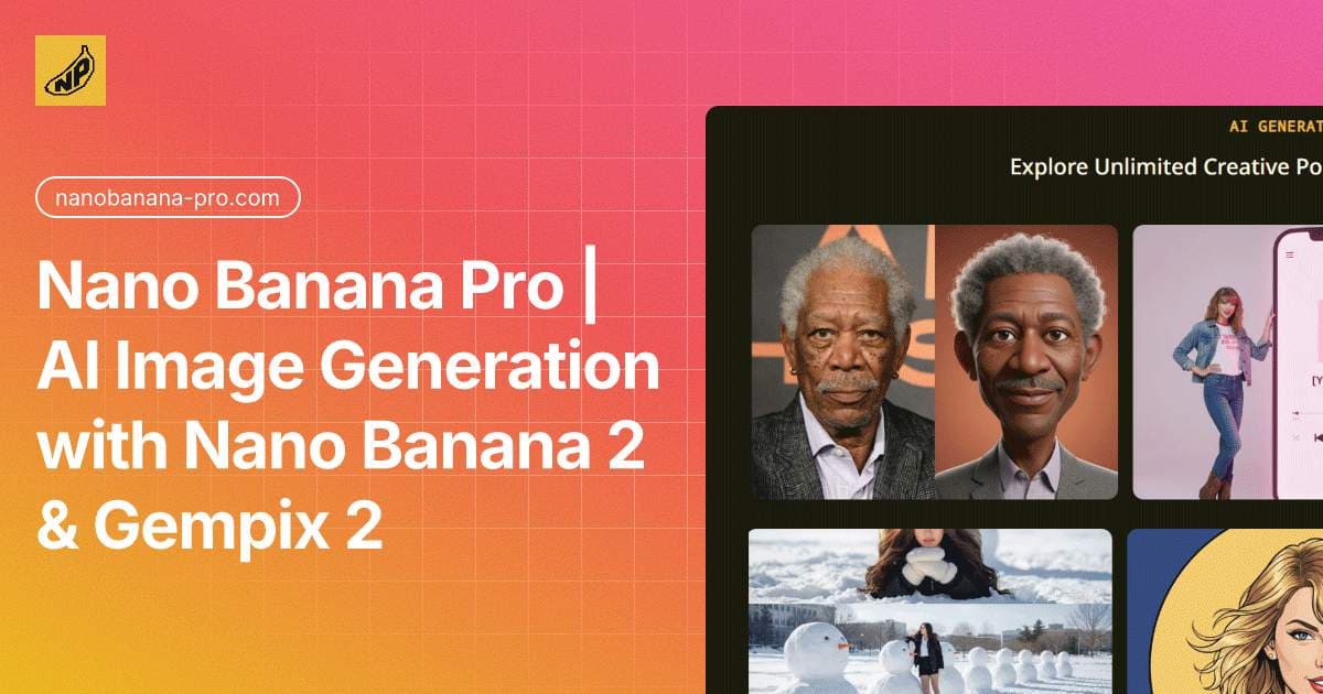 Nano Banana Pro - Product Image