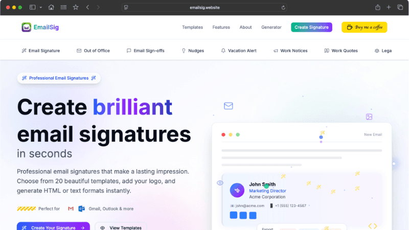 EmailSig - Product Image